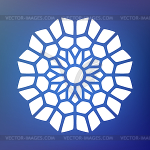 Decorative Mandala Ornaments Logo - vector image