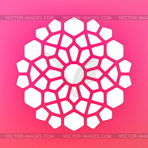 Decorative Mandala Ornaments Logo - vector image