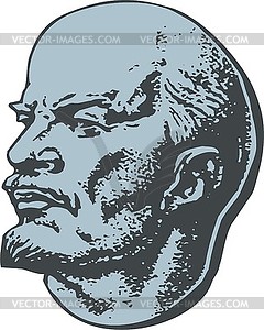Vladimir Lenin portrait  - vector image