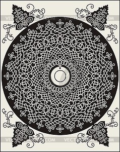 Knot pattern by Albrecht Dürer - vector clipart