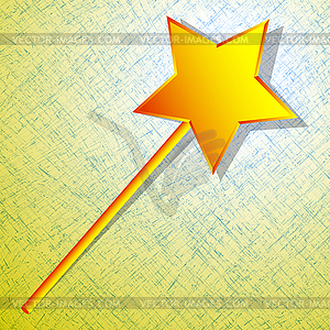 Magic wand - vector clip art