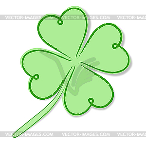 Saint patrick shamrock - vector clip art