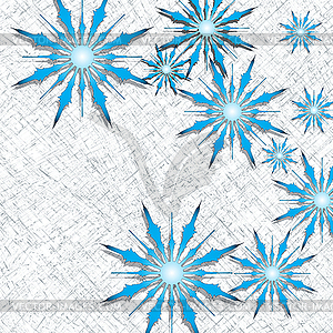 Snowflakes design - vector clipart