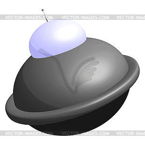 Unidentified space ship - vector clip art