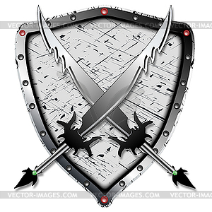 Heraldic design - vector clipart