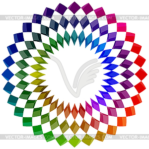 Flower color palette - vector image