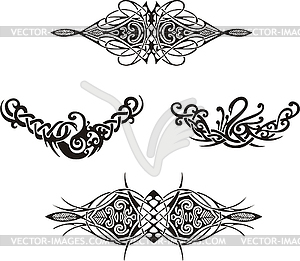 Decorative vignettes - vector image