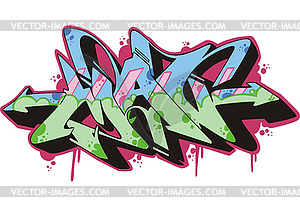 Граффити - мужчина - клипарт в формате EPS