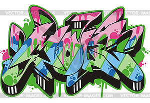 Graffito - mole - vector EPS clipart