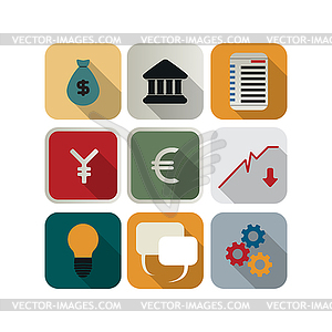 Business icon set  - vector clip art