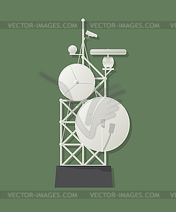 Media tower - vector clip art