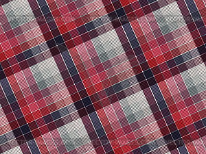 Plaid fabric texture - vector clipart