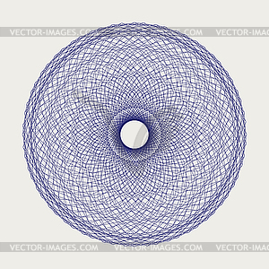 Round lace ornament  - vector clipart / vector image