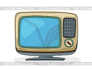 Retro tv - vector EPS clipart