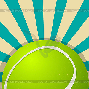 Tennis ball icon design - vector clip art