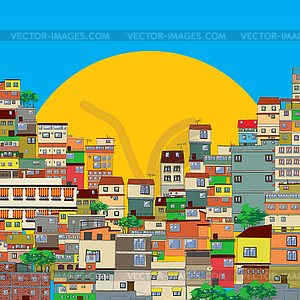 Favela - vector clipart / vector image