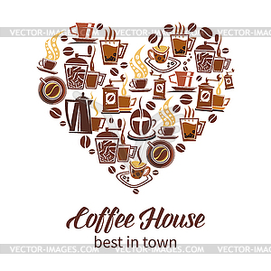 Coffee house design - vector clipart