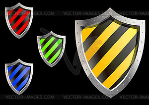 Security sheld icons - vector image