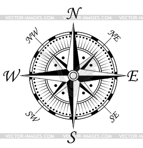 Compass symbol - stock vector clipart