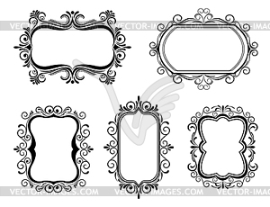 Vintage frames - vector clip art