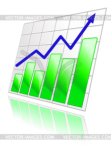 Color graph - vector clip art