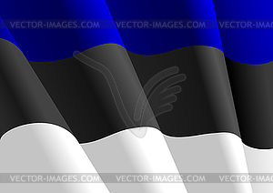 Flag of Estonia - vector image