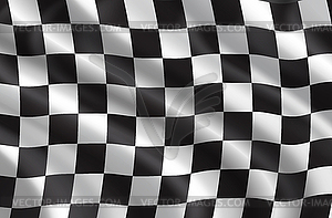 Rally or car races flag - vector clip art