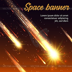 meteor shower clipart