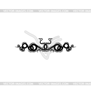 Rattlesnakes reptiles, angry snakes - vector clipart