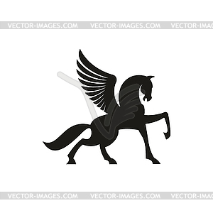 Единорог или крылатый конь животного - изображение в формате EPS
