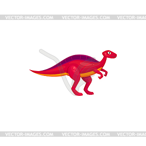 Dino cartoon prehistoric raptor animal - vector clipart / vector image