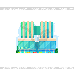 Exterior building , icon - vector image