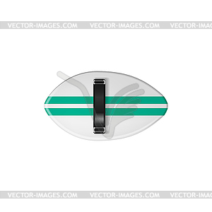 Handboard hand-gun surfboard with handle - vector clip art