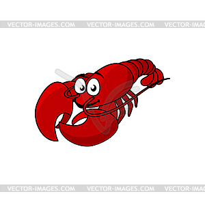Омар или ракообразное морское животное - изображение в векторе / векторный клипарт