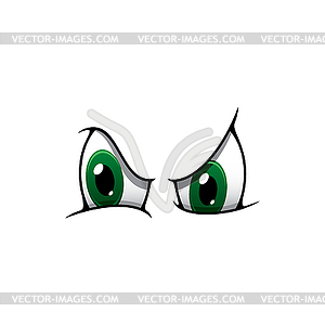 Eyes expressing fury - vector EPS clipart