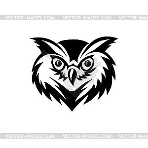 tribal owl head