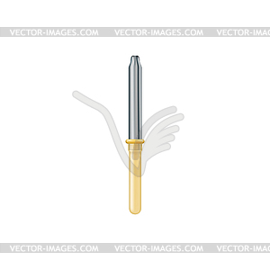 Pipette eyedropper dropper medical tool - vector image