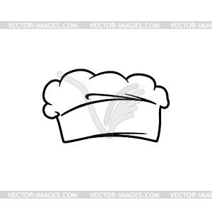 Шапка повара шляпа шеф-повара - векторный клипарт Royalty-Free