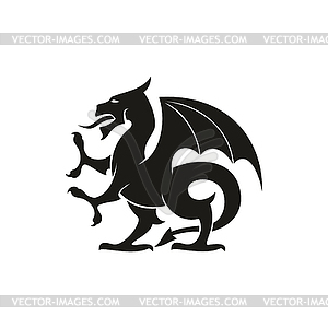 Gryphon mythical creature dragon beast - vector image