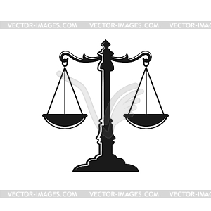 balance scale vector