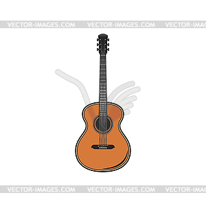 String guitar musical instrument - vector clipart