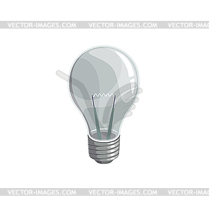 Light bulb source of energy new idea sign - vector clip art