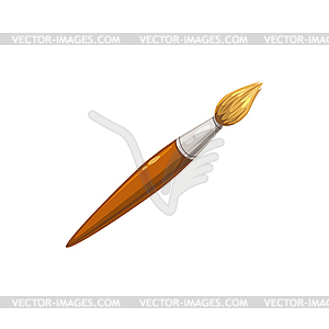 Paintbrush painting tool paint brush - vector clip art