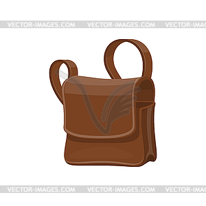 Bag for delivering mails, mailbag - vector image