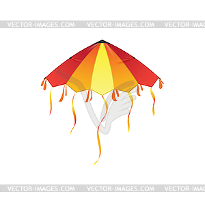 Jellyfish kite Uttarayan festival symbol - vector EPS clipart