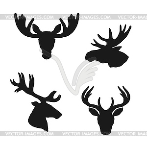 moose antlers clipart