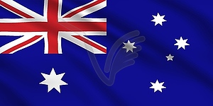 Австралийский флаг, национальная идентичность Австралии - векторное изображение