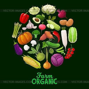 farm vegetables clipart