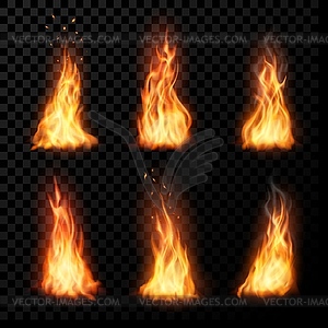 torch flames clipart image