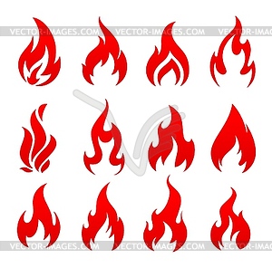 torch flames clipart image